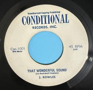 J ROWLES - THAT WONDERFUL SOUND