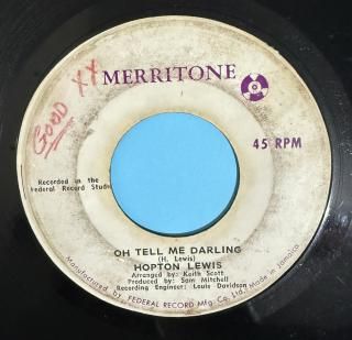 HOPTON LEWIS - OH TELL ME DARLING
