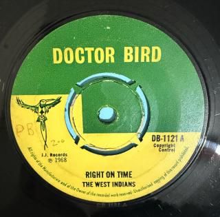 WEST INDIANS (ERIC DONALDSON) - RIGHT ON TIME
