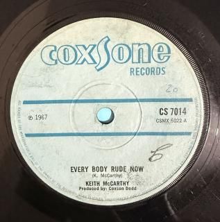 KEITH MCCARTHY - EVERY BODY RUDE NOW

