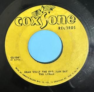 LYRICS - WHAT THE OLD MAN SAY