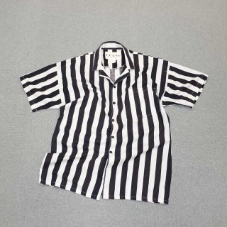 FRANKN  cotton  s/s  shirtMade in U.S.A.ɽMEDIUM   blackwhite