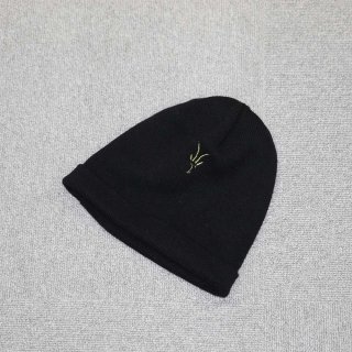 IBEX  wool  knit  capMade in itlyone size   black