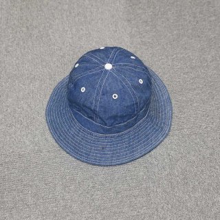 70's K-mart  cotton  hat   ɽLARGE    Light  indigo