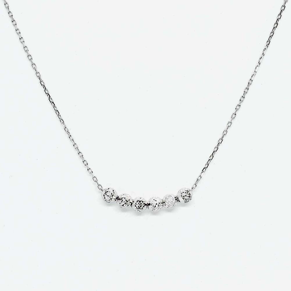 Jewelry marlon <br> 6Dot Chain Neck[S]<br>K18WG<br>