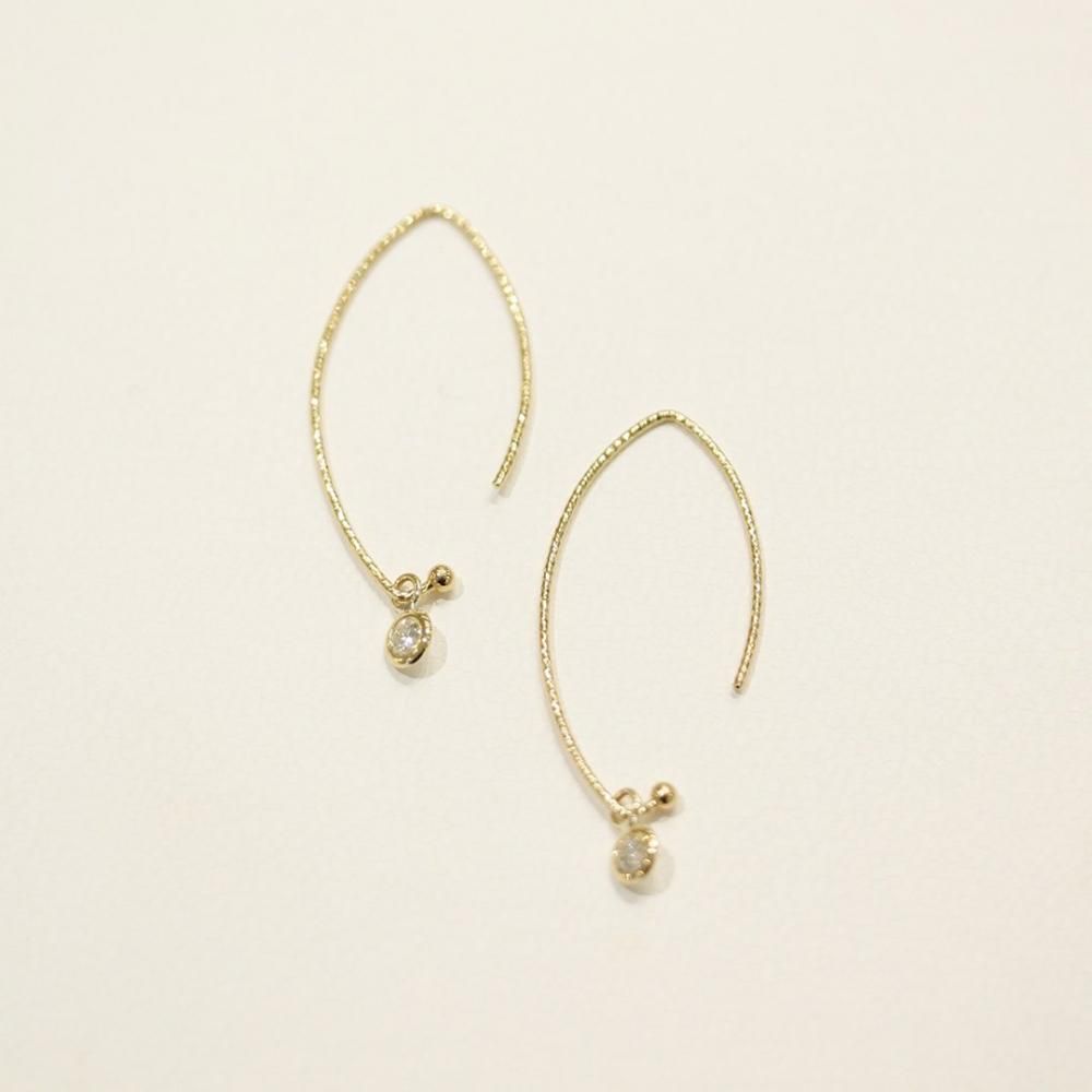 専用　K18YG　モルダバイト　チャーム Jewelry marlonK18YG ダイヤモンド - Matsushita Online Shop