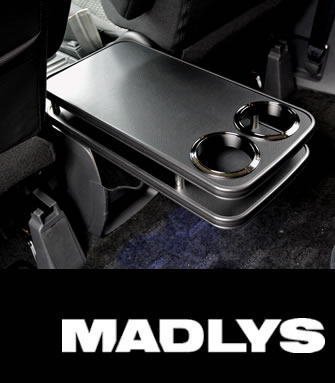 デリカD:5前期型 MADLYS センターテーブル　リア用 マットブラック - ロードハウス