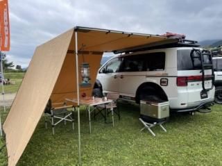 デリカD:5 KADDISルーフレールラック専用オーニング取付ブラケット