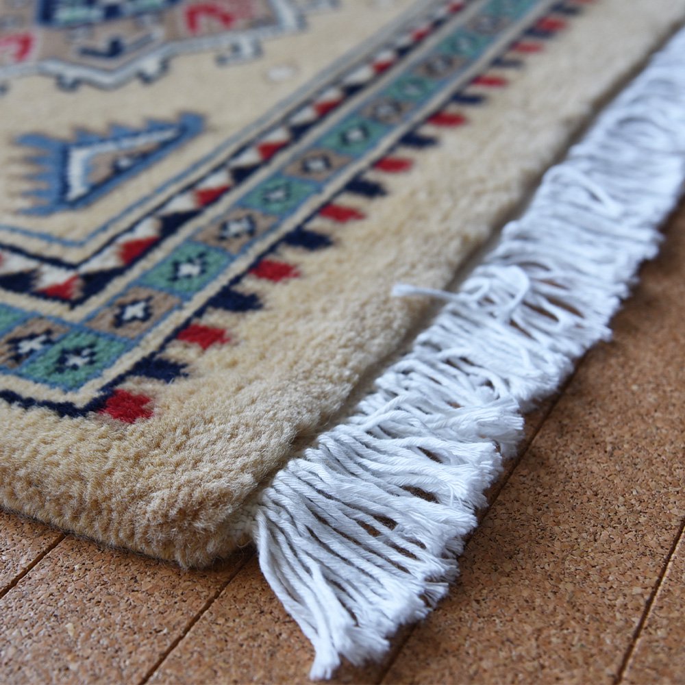 パキスタン手織 ウール 絨毯 玄関マット 6×8 シルバン 約75×120㎝ - じゅうたん 玄関マット 通販専門 ワールドカーペットオリジン 福岡博多