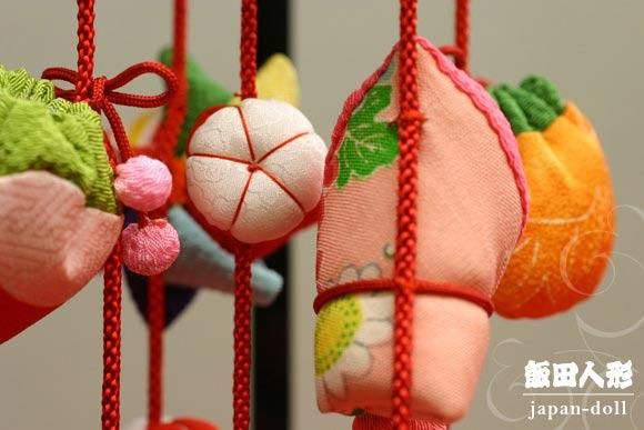 ②台付き吊るし雛'25＊手づくり＊正絹古布＊Urchin雑貨 ②台付き吊るし雛'25＊手づくり＊正絹古布＊Urchin雑貨