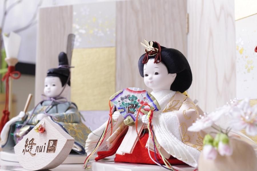 雛人形 おひなさま 縫(nui) ゆめ・おすべらかし 刺繍 一式 [D3 雛人形 おひなさま 縫(nui) ゆめ・おすべらかし 刺繍 一式 [D3