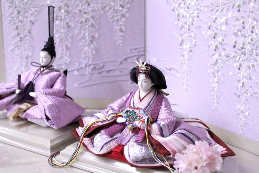 雛人形 おひなさま 衣裳着人形 HARUKURA 京十一 すみれづくし 雛人形 おひなさま 衣裳着人形 HARUKURA 京十一 すみれづくし