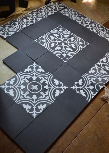 アンティークタイルm アカンサス【パディントン】｜アンティークタイル