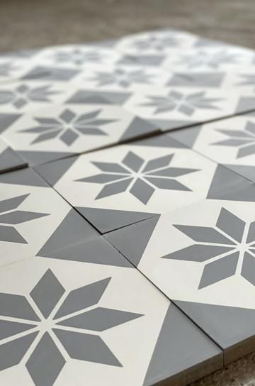 アンティークタイルn8 星模様タイル【パディントン】｜アンティーク家具