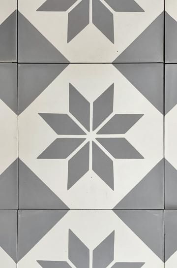 アンティークタイルn8 星模様タイル【パディントン】｜アンティーク家具