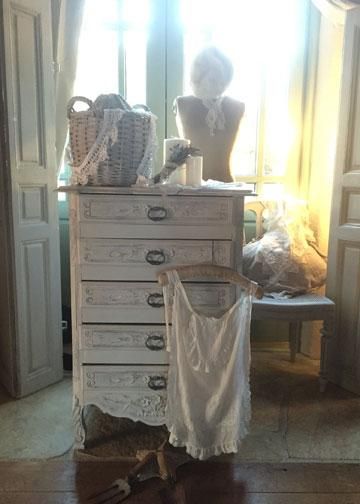 ロココ調アンティークチェスト【パディントン】｜アンティーク家具