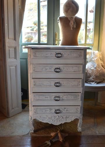 ロココ調アンティークチェスト【パディントン】｜アンティーク家具