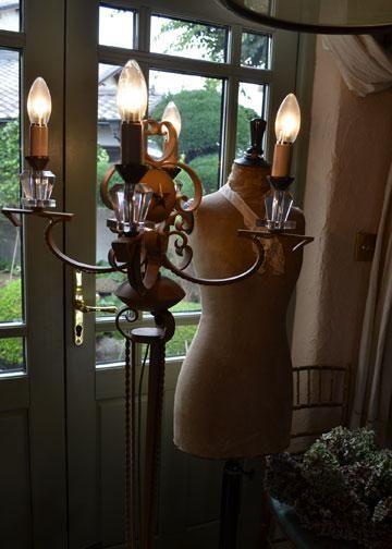 フロアスタンド　作家　アイアン アイアンスタンドスクエアL CV-04-8338-140 - ガーデニング雑貨