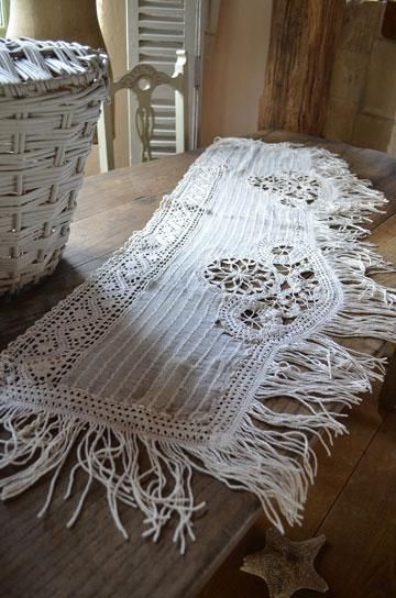 アンティーククロス 大判 カーテン クロッシェ アンティーククロッシェレースのカーテン【パディントン