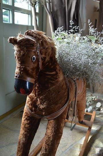 アンティークロッキングホース木馬【パディントン