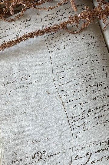 アンティーク手描きの日記帳【パディントン】｜ブロカント