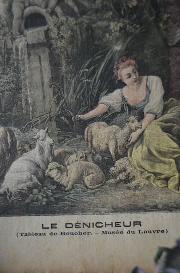 フランスアンティーク新聞　ル　プティ　ジャーナル　リトグラフ額装品 1897年のLe Petit Journal新聞【パディントン】｜ブロカント