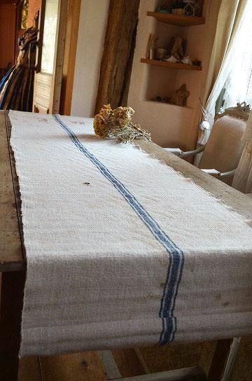 フレンチアンティークモノグラムリネン【パディントン