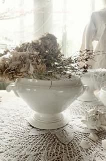 ドイツ製 Hutschenreuther 美しいfleur❁大きなスーピエール ドイツ製 Hutschenreuther 美しいfleur❁大きなスーピエール