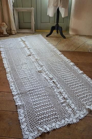 クロッシェレースロクシタン アンティーククロッシェレースのカーテン【パディントン