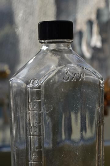 フランス アンティーク ブロカント ガラスボトル 05 アンティークガラスボトル【パディントン】｜ブロカント