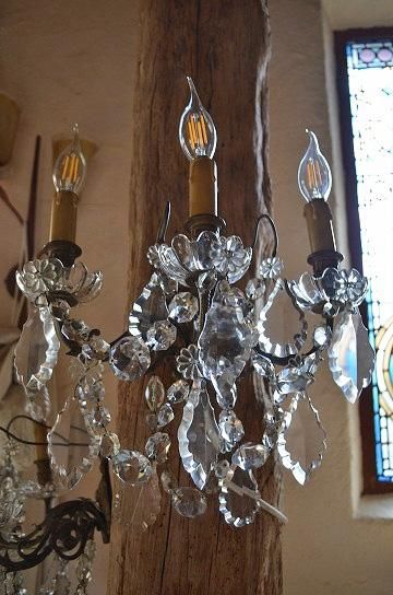 バカラ製クリスタルウォールシャンデリア【パディントン