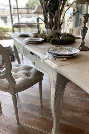 GMIK529○ルイ15世様式 フレンチプロヴィンシャル ダイニングテーブル GMIK529○ルイ15世様式 フレンチプロヴィンシャル ダイニングテーブル