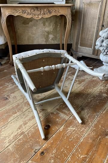 ホワイトナポレオンチェア【パディントン】｜アンティーク家具