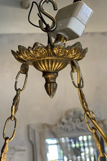 アンティーク真鍮タッセルシャンデリア アンティーク 真鍮 5灯シャンデリア｜アンティーク照明・ランプ