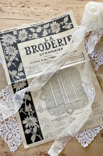 フランスの刺繍専門新聞 la broderie lyonnaise【パディントン