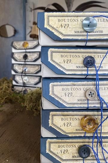 メルスリーのボタン紙箱 メルスリーのボタンを入れる紙箱5個セット【パディントン