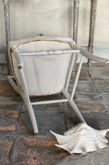 ホワイトナポレオンチェア【パディントン】｜アンティーク家具