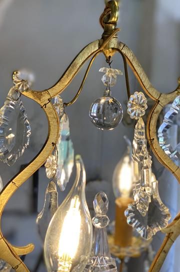 クリスタルガラスドロップシャンデリア【パディントン