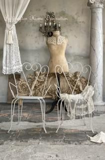 ガーデンアイアンチェア｜アンティーク家具【パディントン】