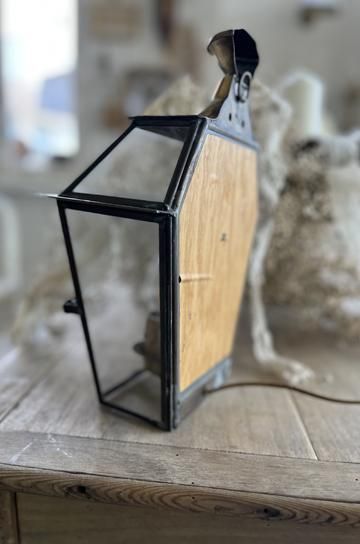 真鍮製ウォールガラスランタン【パディントン】｜アンティーク家具