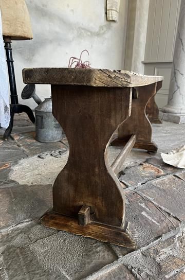 木製フレンチアンティークベンチ【パディントン】｜アンティーク家具