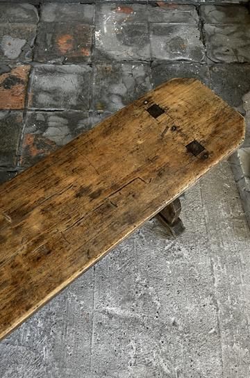 木製フレンチアンティークベンチ【パディントン】｜アンティーク家具