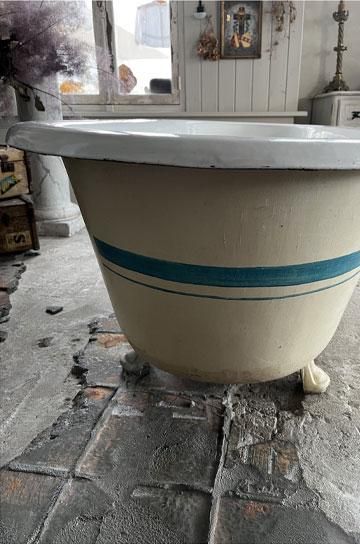 フレンチアンティークエナメルバスタブ【パディントン】｜アンティーク家具