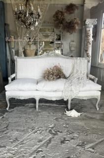 【最終価格・アンティーク】ドマン　テレフォンベンチ　イタリア　椅子　ソファ イタリア製 テレフォンベンチ ベンチソファ 引き出し付き