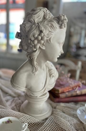 逸品　大理石像　本を読む少年少女像　フランス　1800年代後半　アンティーク 逸品 大理石像 本を読む少年少女像 フランス 1800年代後半