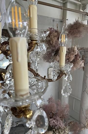 クリスタルガラスドロップシャンデリア クリスタルガラスドロップシャンデリア【パディントン