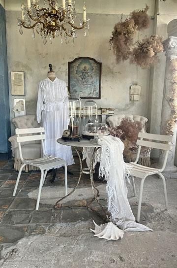 イギリス　ビンテージ　ガーデン　テーブル ペイント ガーデンテーブル 1950年代 イギリス / WESTWOOD ANTIQUES