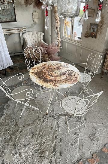 アイアンガーデンテーブル【パディントン】｜アンティーク家具