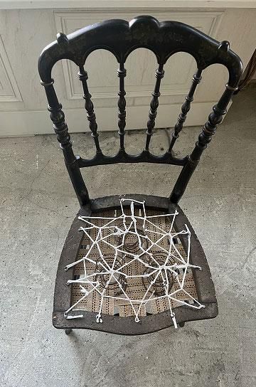 ブラックナポレオンチェア【パディントン】｜アンティーク家具