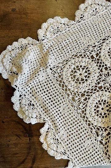 アンティークリネンクロッシェレース【パディントン】｜ブロカント